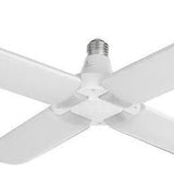 Lampara Bombillo Led 4 Aspas Desplegable