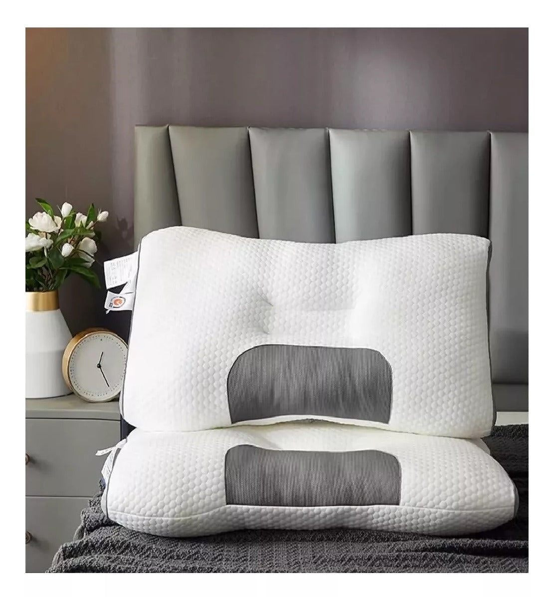 Almohadas Ergonómicas x2: Confort y Cuidado Cervical Top