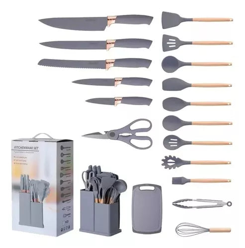 SET DE UTENCILIOS DE COCINA 19 PZS