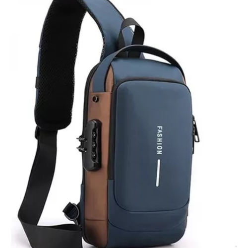 Bandolera Antirrobo Impermeable con USB y Seguridad Total