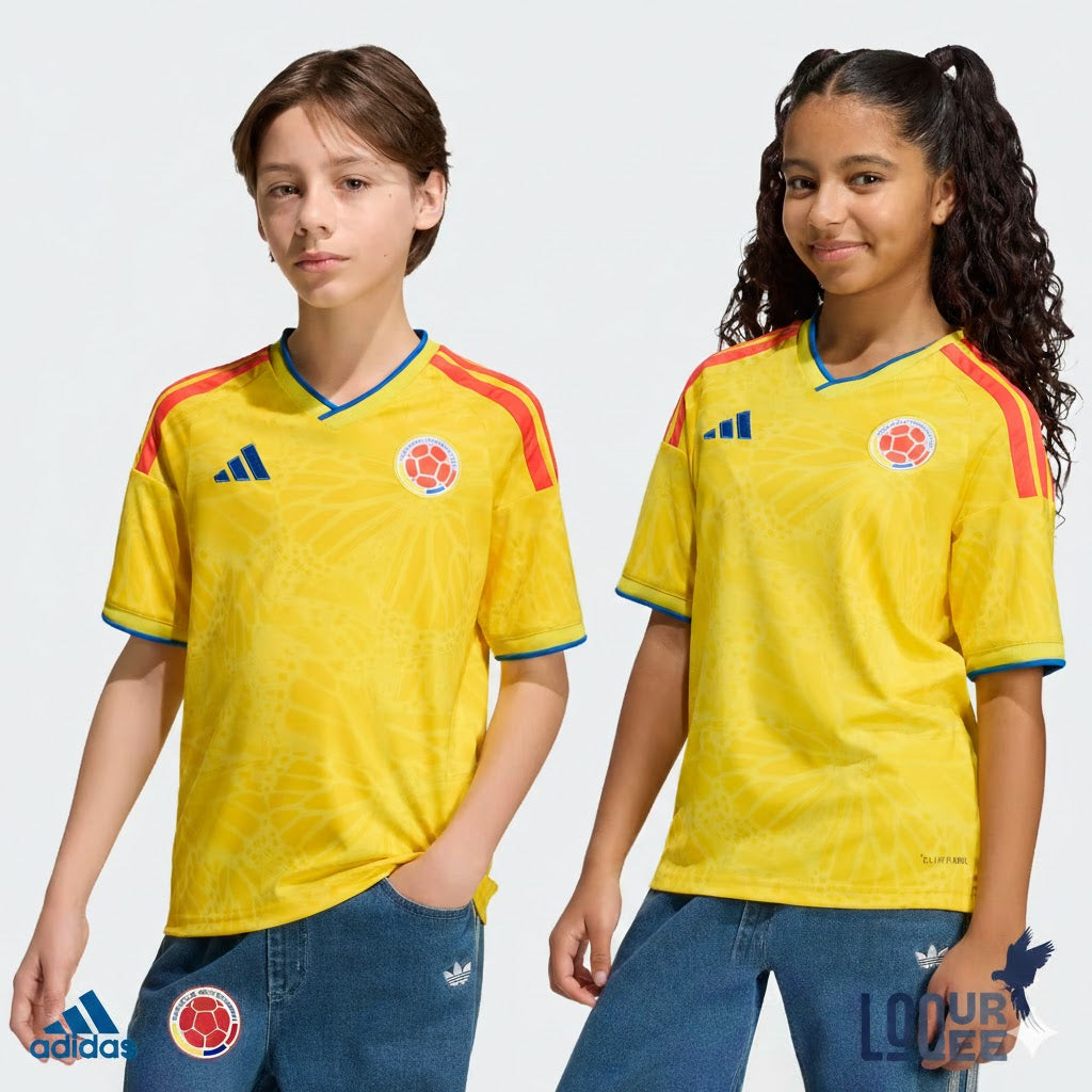 Camiseta Fan Colombia Realismo Mágico Amarillo Adidas Original