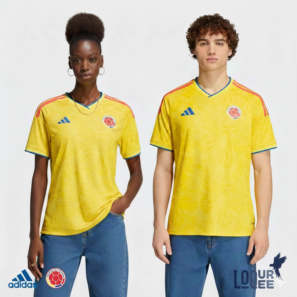 Camiseta Fan Colombia Realismo Mágico Amarillo Adidas Original