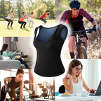 Camiseta Térmica Reductora Mujer Efecto