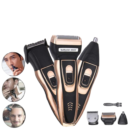 Afeitadora Multitasking GEEMY 3 en 1: Precisión y Estilo Único